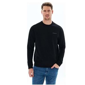 Columbia C1094 Erkek Büyük Beden İki İplik Sıfır Yaka Sweatshirt