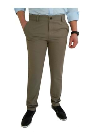 Presto Erkek Lion Regular Keten Pantolon 3309 - 3309 - Bej - 52
