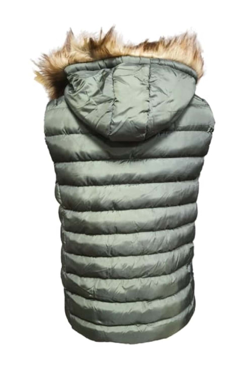 Nike N01437 Çocuk Unisex Kapüşonlu Şişme Yelek - N01437 - Haki