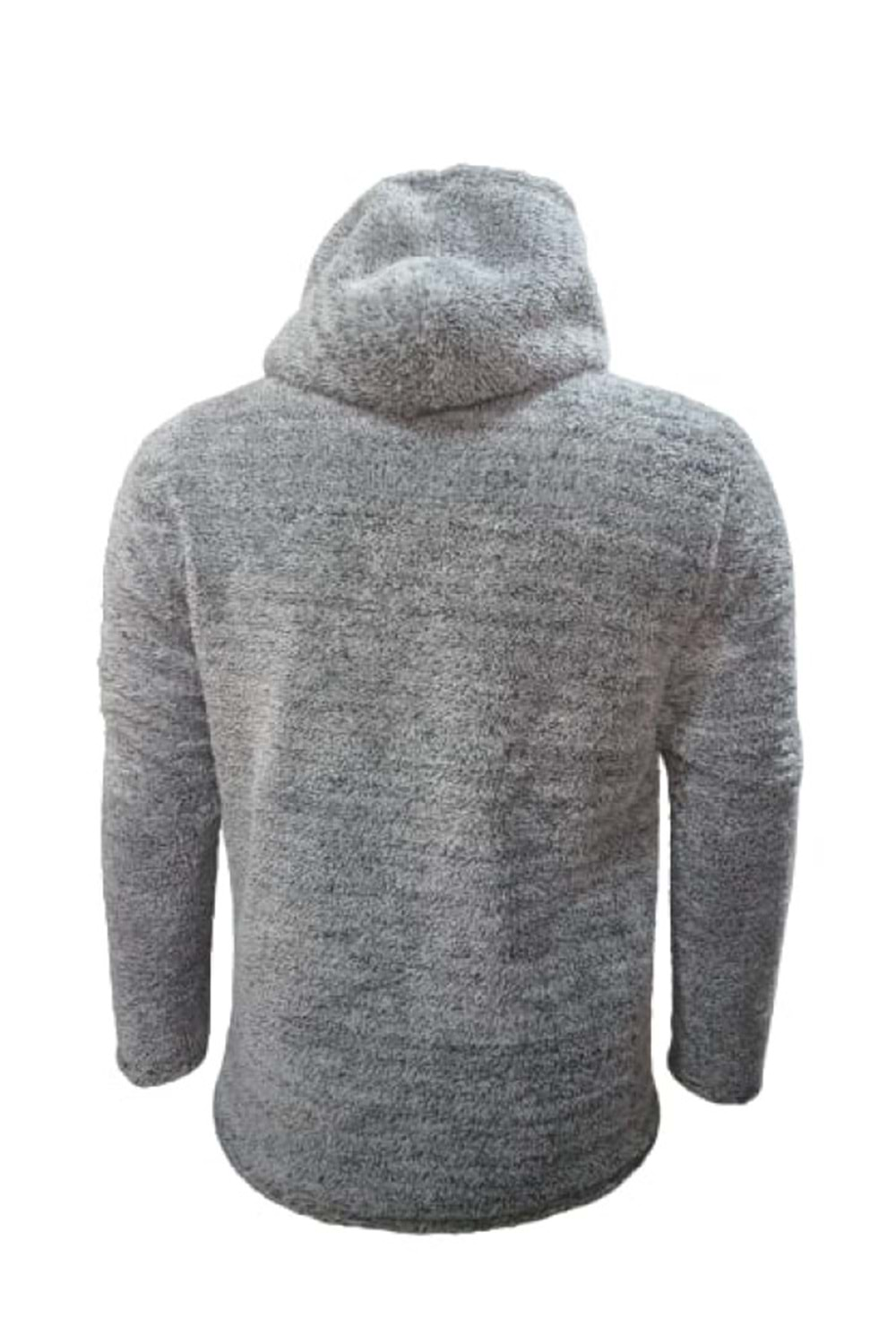 Mtn Erkek Peluş Kapüşonlu Sweatshirt St01519 - Gri