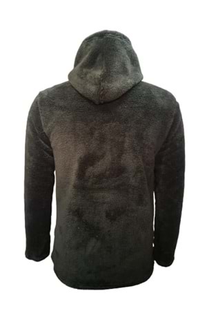 Mtn Erkek Peluş Kapüşonlu Sweatshirt St01519 - Haki