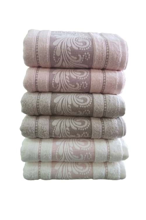 Nurpak N223 Çoşku 2li Bamboo El Yüz Havlusu Seti 50x90 Cm 00029