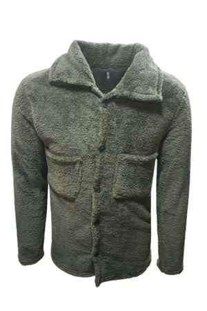 Mtn Erkek Peluş Çeket Sweatshirt St01538 - Haki