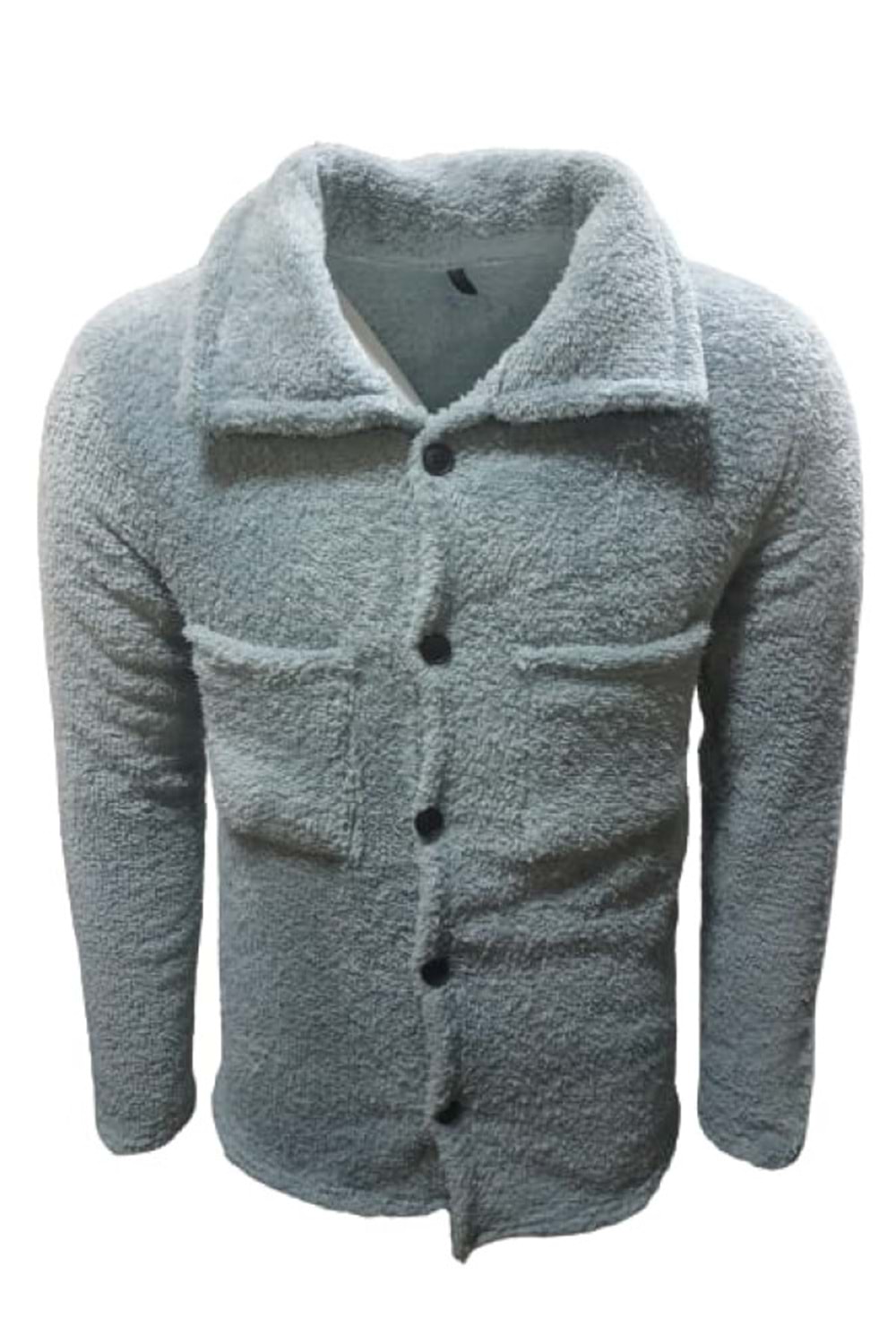 Mtn Erkek Peluş Çeket Sweatshirt St01538 - Turkuaz