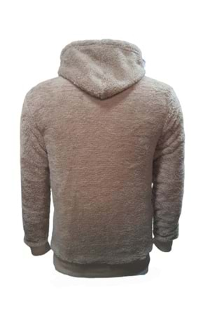 Nike Erkek Kapüşonlu Peluş Sweatshirt St-01545 - Açık Kahverengi