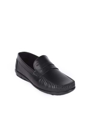 Pierre Cardin 90144 Loafer Erkek Deri Casual Ayakkabı - Siyah
