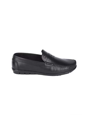 Pierre Cardin 90144 Loafer Erkek Deri Casual Ayakkabı - Siyah