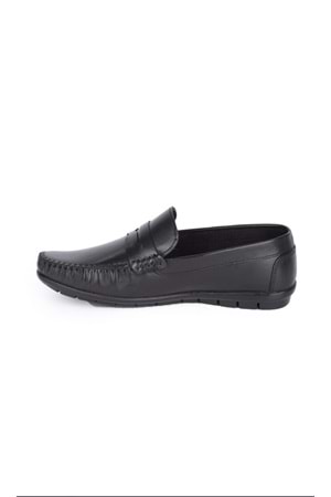 Pierre Cardin 90144 Loafer Erkek Deri Casual Ayakkabı - Siyah