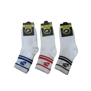 Selman S01601 Unisex Pamuk Tenis Çorap (3 lü Paket)