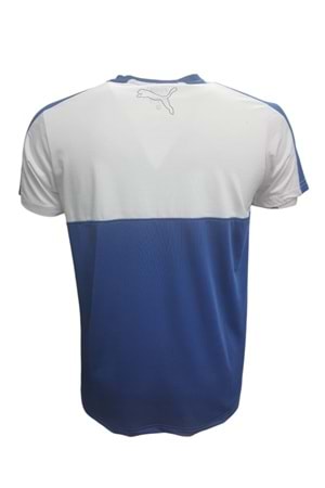 Puma P02139 Erkek Mench Hava Alan Kısa Kol T-shirt - Puma - İndigo - ST01690-İndigo-S