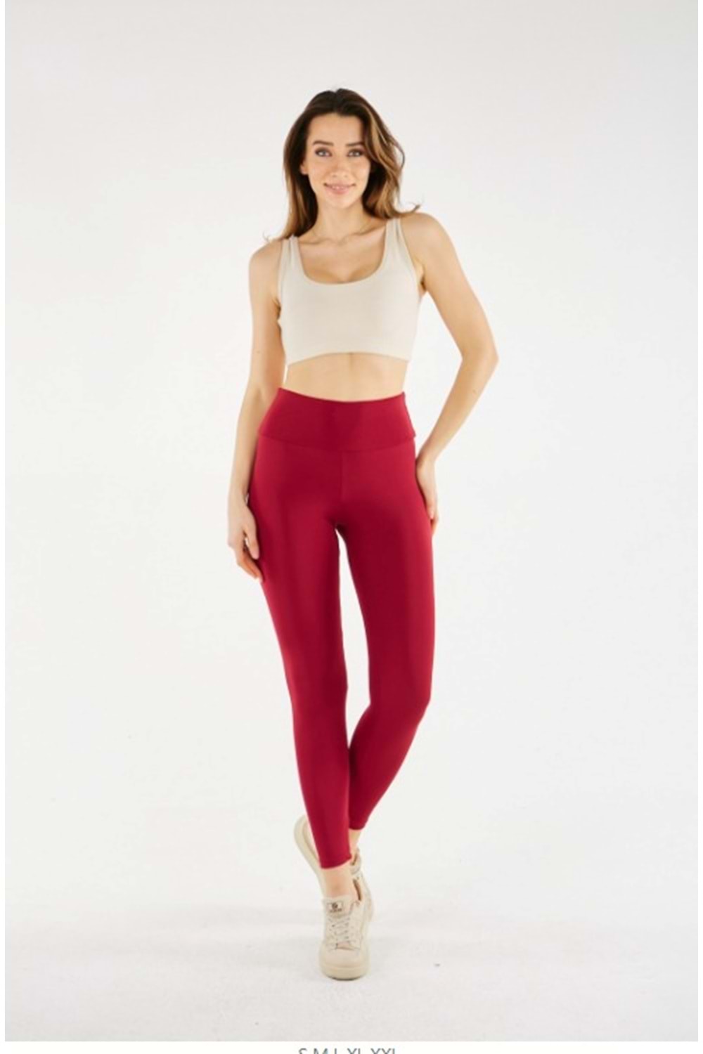 Vogsign Kadın Sporcu Tayt 4073 - Bordo - S