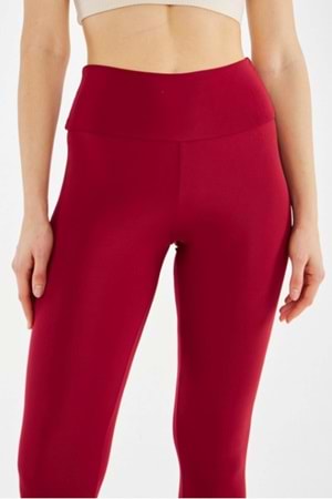 Vogsign Kadın Sporcu Tayt 4073 - Bordo - S