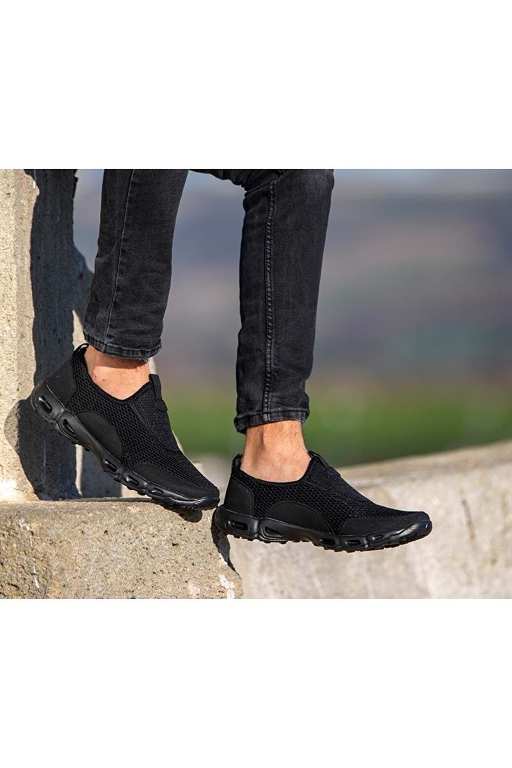 NORTH OF WILD Madrid Erkek Spor Ayakkabı - Siyah - 40