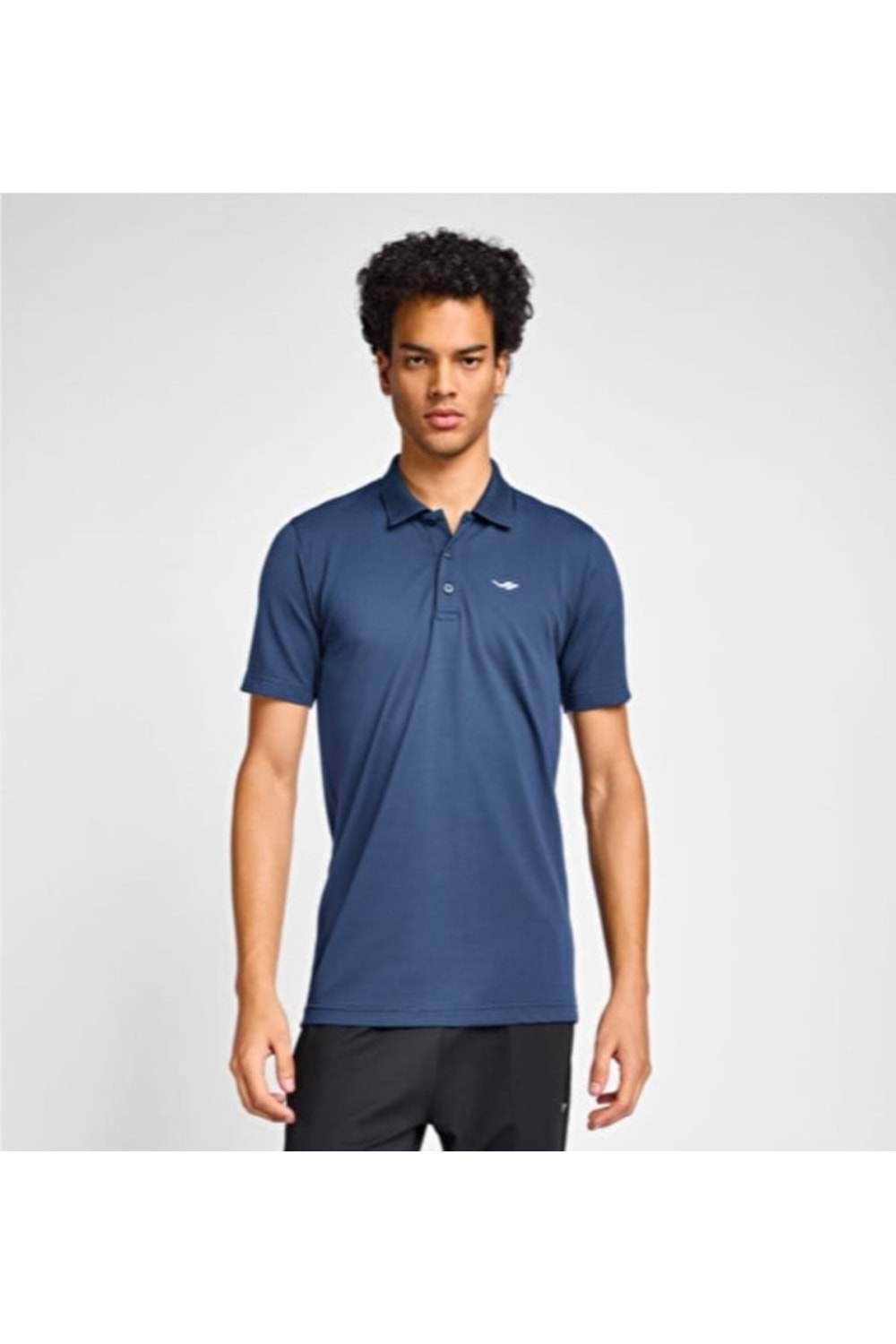 Lescon 25S-1275-25B Erkek Kısa Kol Polo Yaka T-Shirt - İndigo-M