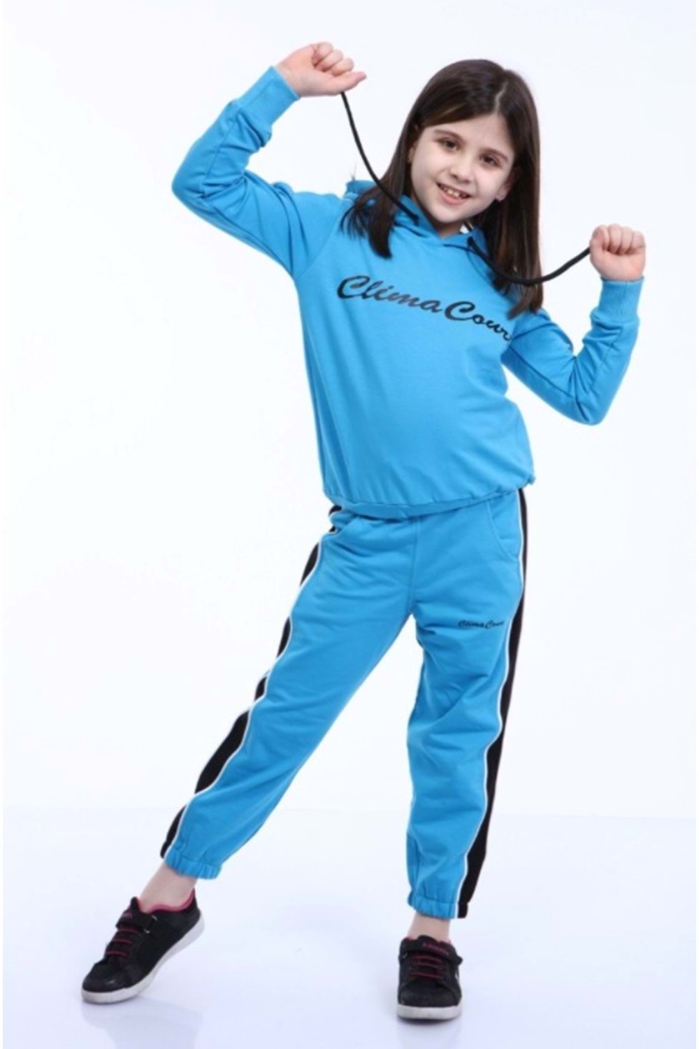 Ing Drop 104 Kız Çocuk Eşofman Takımı - Mavi - 12 YAŞ