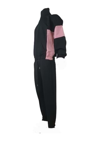 Ing Drop 104 Kız Çocuk Eşofman Takımı - Siyah-Pudra - 8 YAŞ