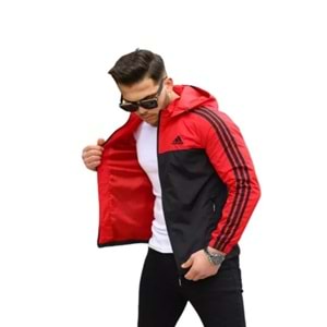 Adidas Erkek The Run Kapüşonlu Yağmurluk A-02074