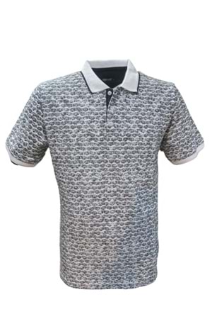 Pool Harvest Erkek Polo Yaka Kısa Kol T-shirt 12-5427 - Beyaz - L
