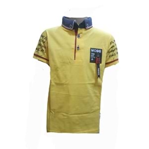Petitox Çocuk Erkek Polo Yaka Baskılı T-shirt 4023