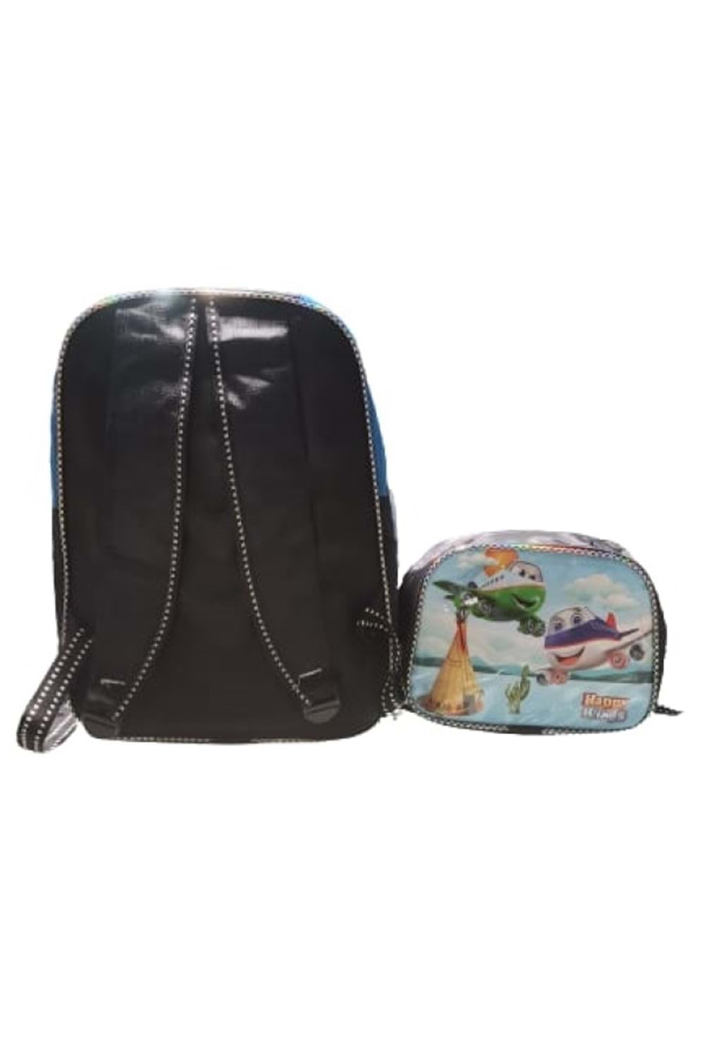 Crm Ortaokul Erkek Üç Gözlü Sırt ve Beslenme Çanta St02219 - Mavi - TEK EBAT