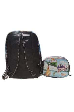 Crm Ortaokul Erkek Üç Gözlü Sırt ve Beslenme Çanta St02219 - Mavi - TEK EBAT