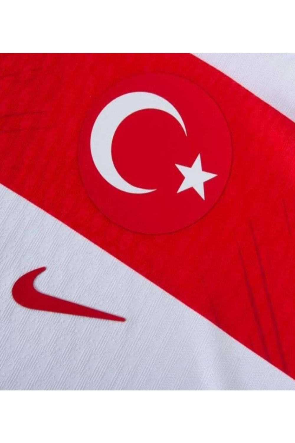 Türkiye T02380 A Milli Takım Çocuk Beyaz Euro 2024 Futbol Maç Formas - Beyaz