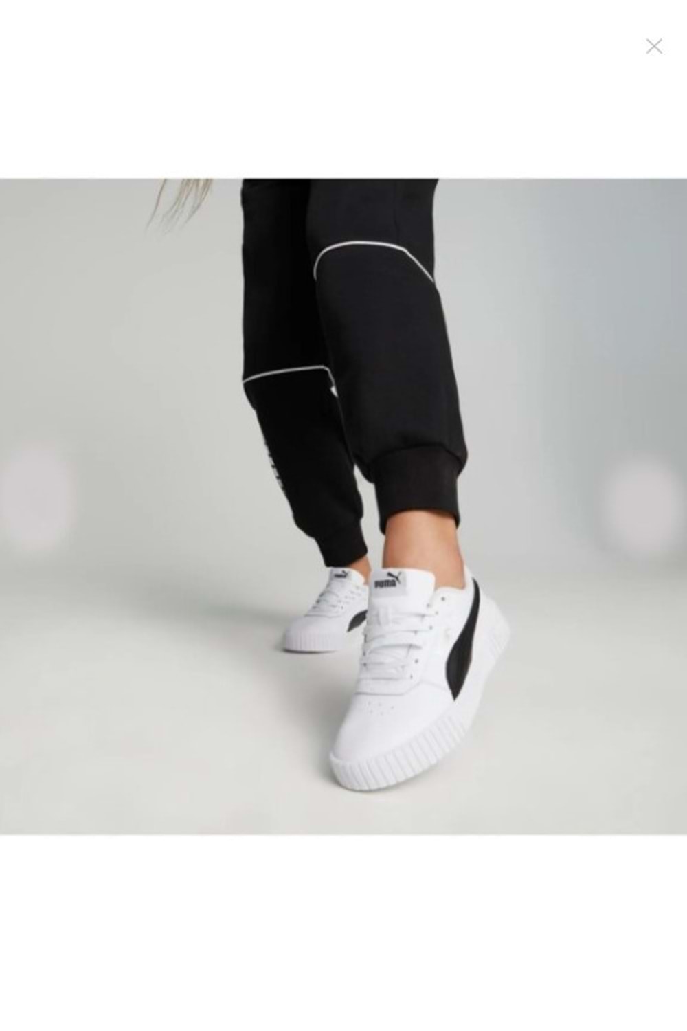 Puma Carina 2.0 385849_07 Kadın Spor Ayakkabı - Puma - Beyaz - ST02658-Beyaz-37.5
