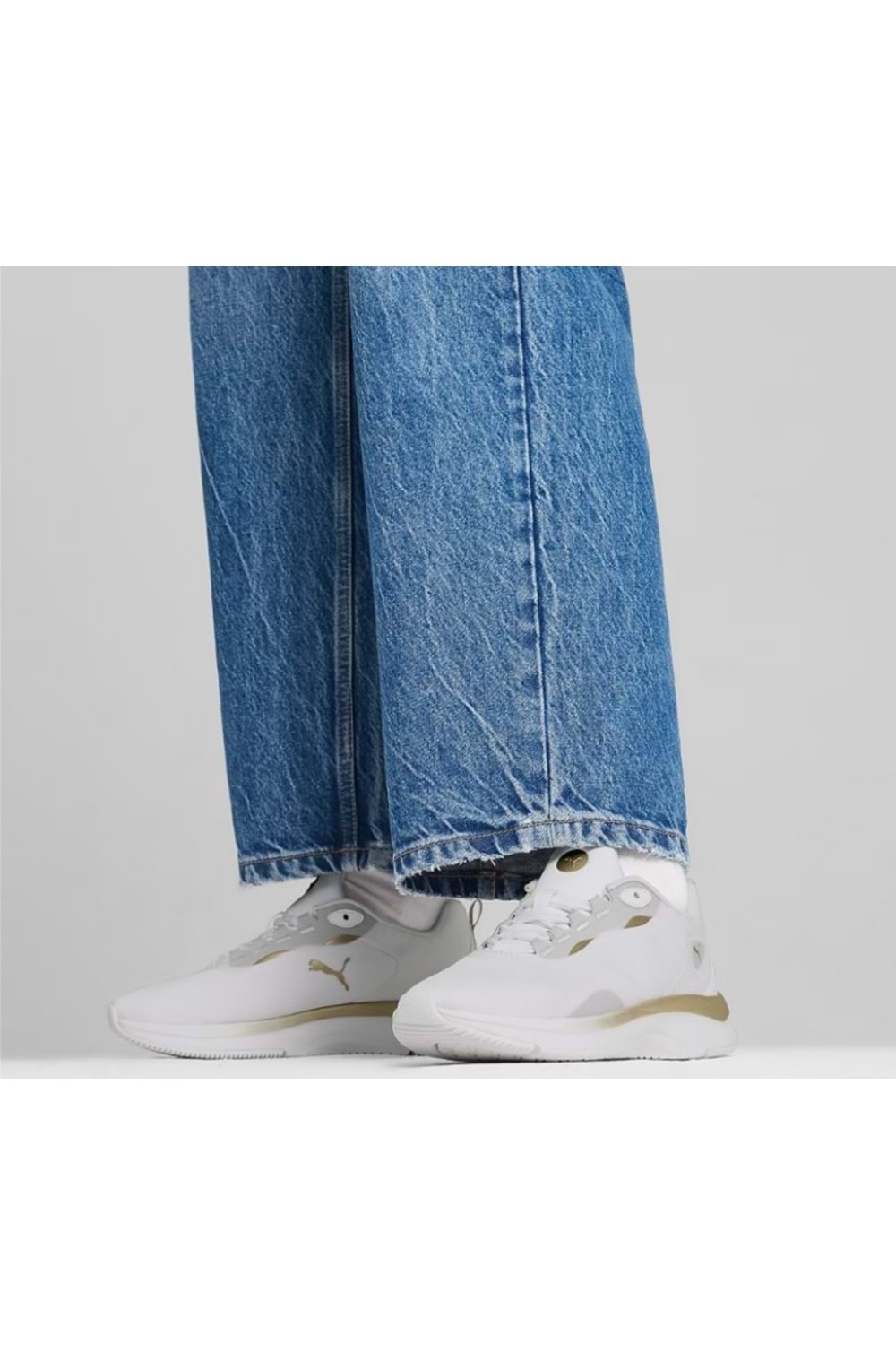 Puma Softride Orla Metallic Dream 397804_01 Kadın Spor Ayakkabı - Puma - Beyaz - ST02665-Beyaz-38.5