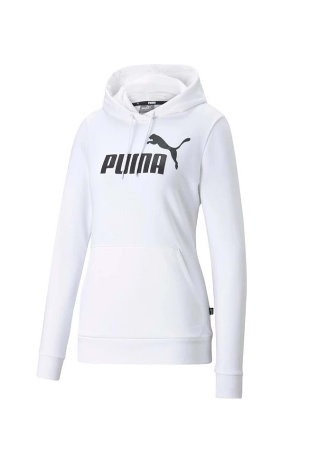 Puma Ess Logo Hoodie Tr 586791_02 Kadın Kapüşonlu Sweatshirt - Beyaz - ST02667-Beyaz-XS