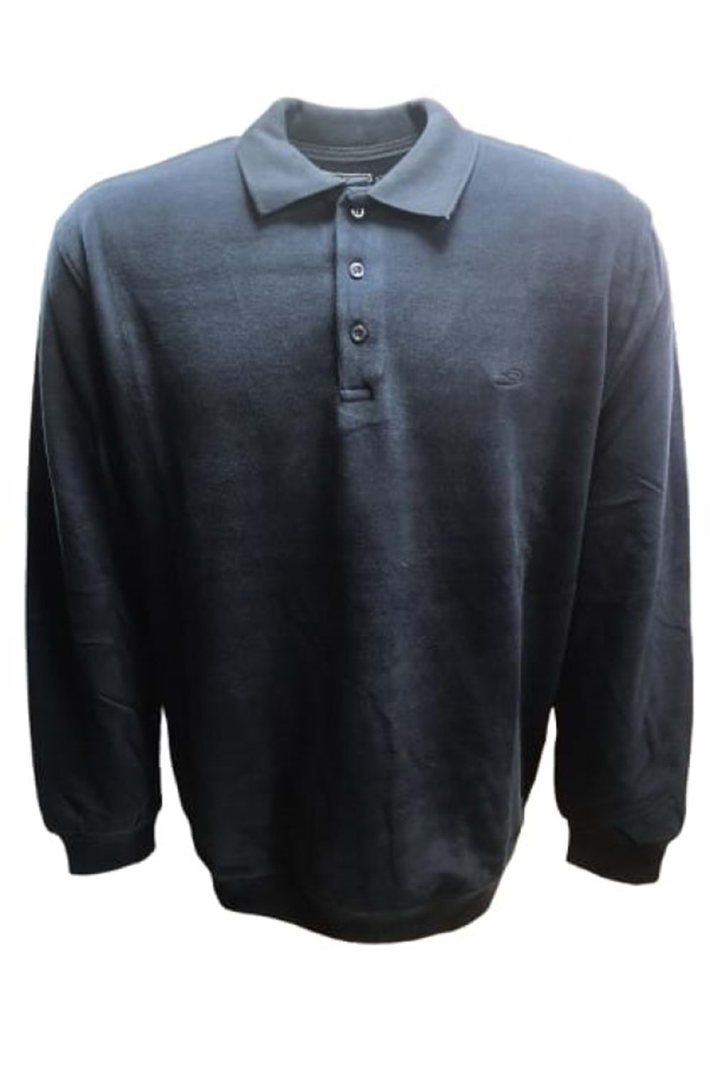 Rey Polo R02704 Erkek Basic Büyük Beden Selanik Sweatshirt - Rey Polo - Lacivert