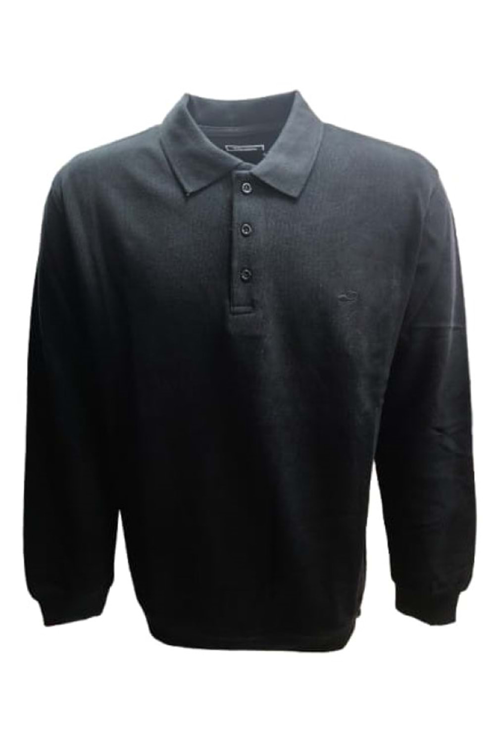 Rey Polo R02704 Erkek Basic Büyük Beden Selanik Sweatshirt - Rey Polo - Siyah