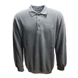 Rey Polo R02704 Erkek Basic Büyük Beden Selanik Sweatshirt