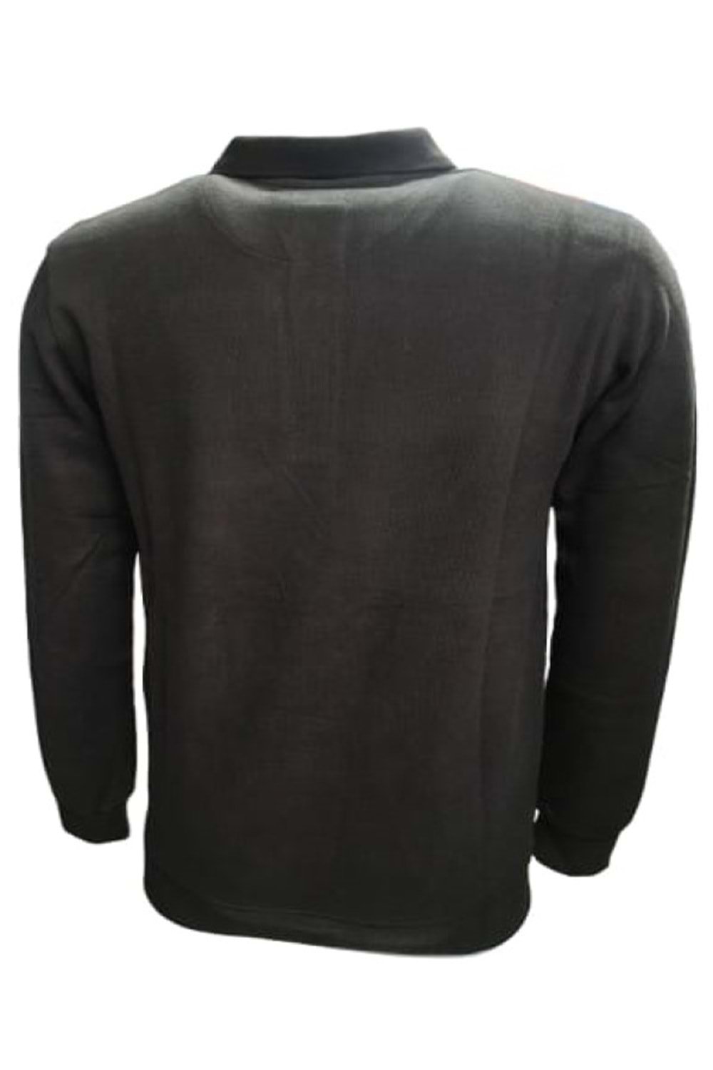 Rey Polo R02705 Erkek Basic Selanik Polo Yaka Sweatshirt - Rey Polo - Kahverengi