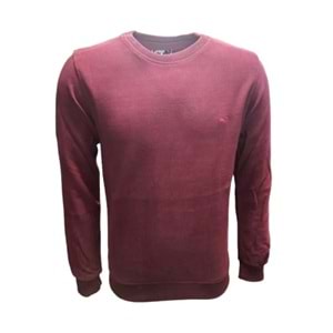 Rey Polo R02706 Erkek Basic Selanik Sıfır Yaka Sweatshirt