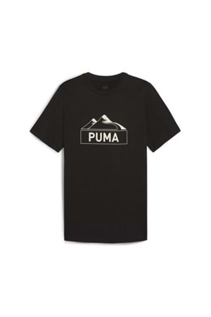 Puma 681994 Open Road Graphics Tee Erkek Kısa Kol T-Shirt - Puma - Siyah
