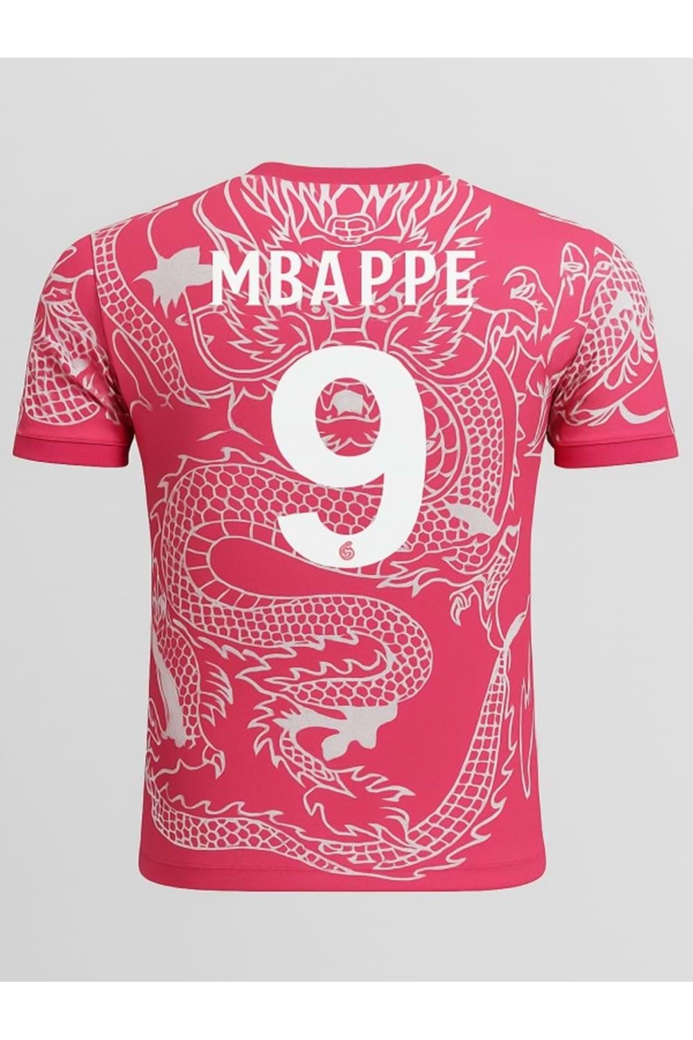 Real Madrid R02845 Mbappe Dragon Desenli Özel Konsept Forması - Pembe - ST02845-Pembe-116