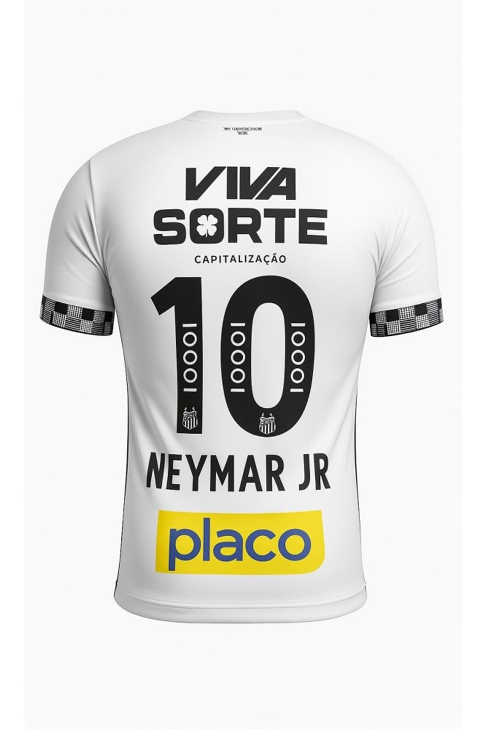 Santos FC S02857 Neymar JR. İç Saha Çocuk Forması 2024-25 - Beyaz
