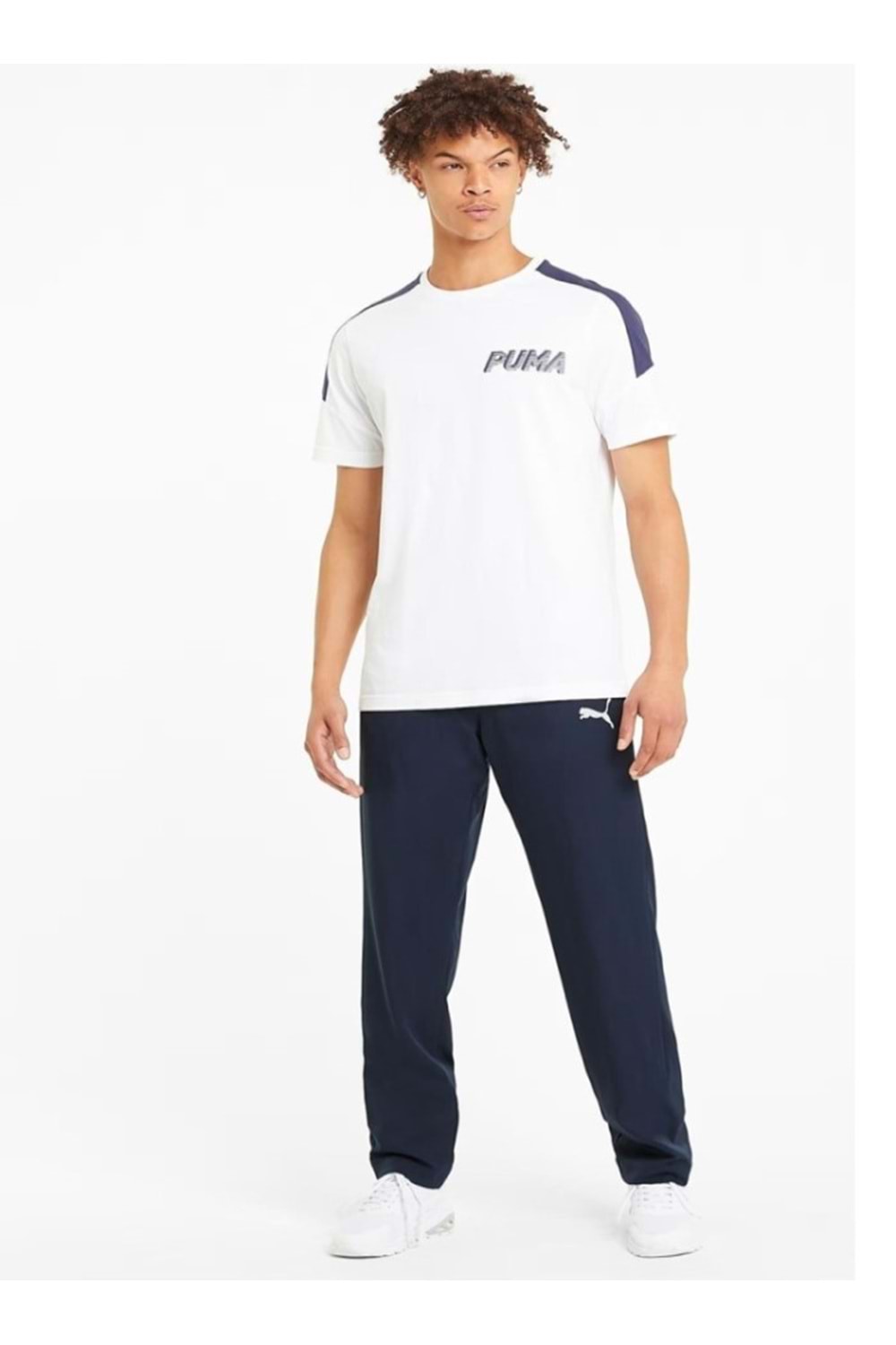 Puma Active Woven Erkek Günlük Stil Eşofman Altı 58673206 - Lacivert - ST02870-Lacivert-XXL