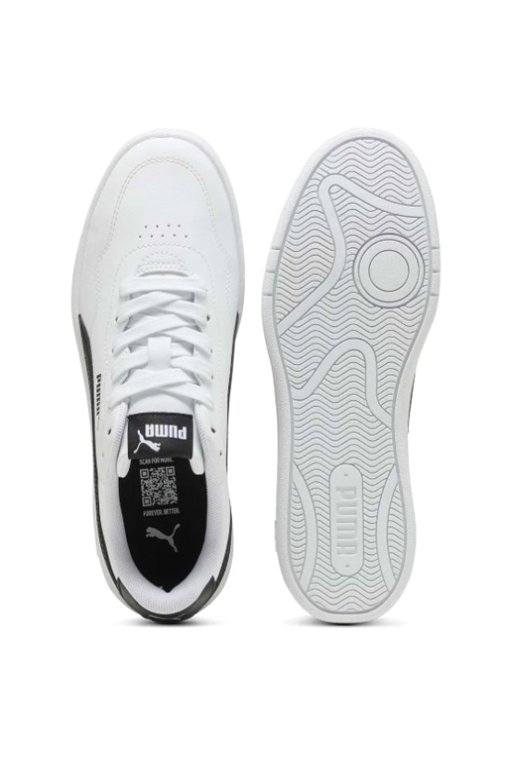 Puma 40036703 Court Lally Kadın Beyaz Sneaker Ayakkabı - Beyaz - ST03006-Beyaz-37