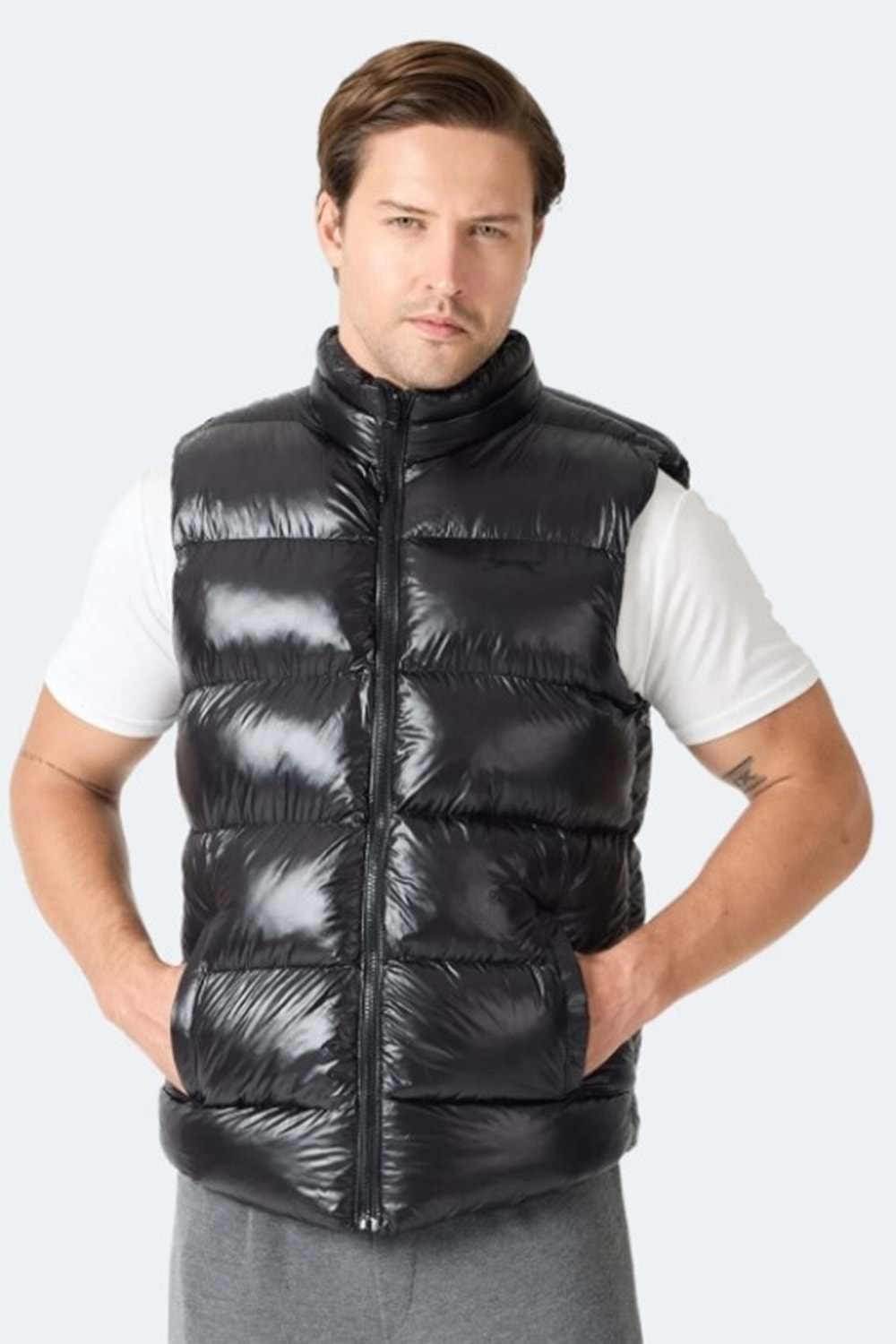 Slazenger Havaron Erkek Siyah Şişme Yelek - Siyah