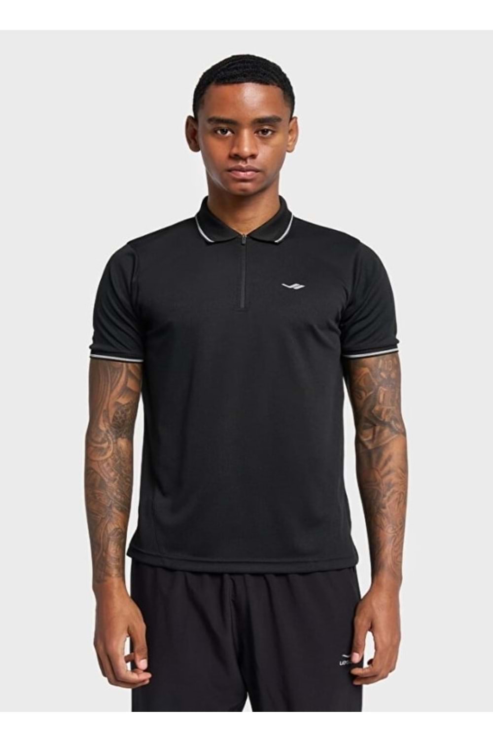 Lescon 26B-1046 Erkek Kısa Kol Polo Yaka T-Shirt - Siyah - ST03041-Siyah-S