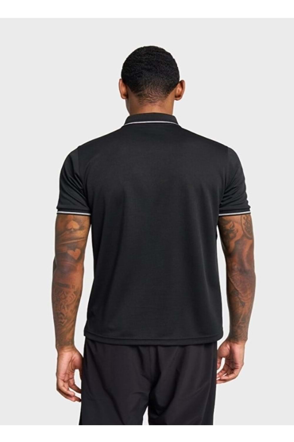 Lescon 26B-1046 Erkek Kısa Kol Polo Yaka T-Shirt - Siyah - ST03041-Siyah-S