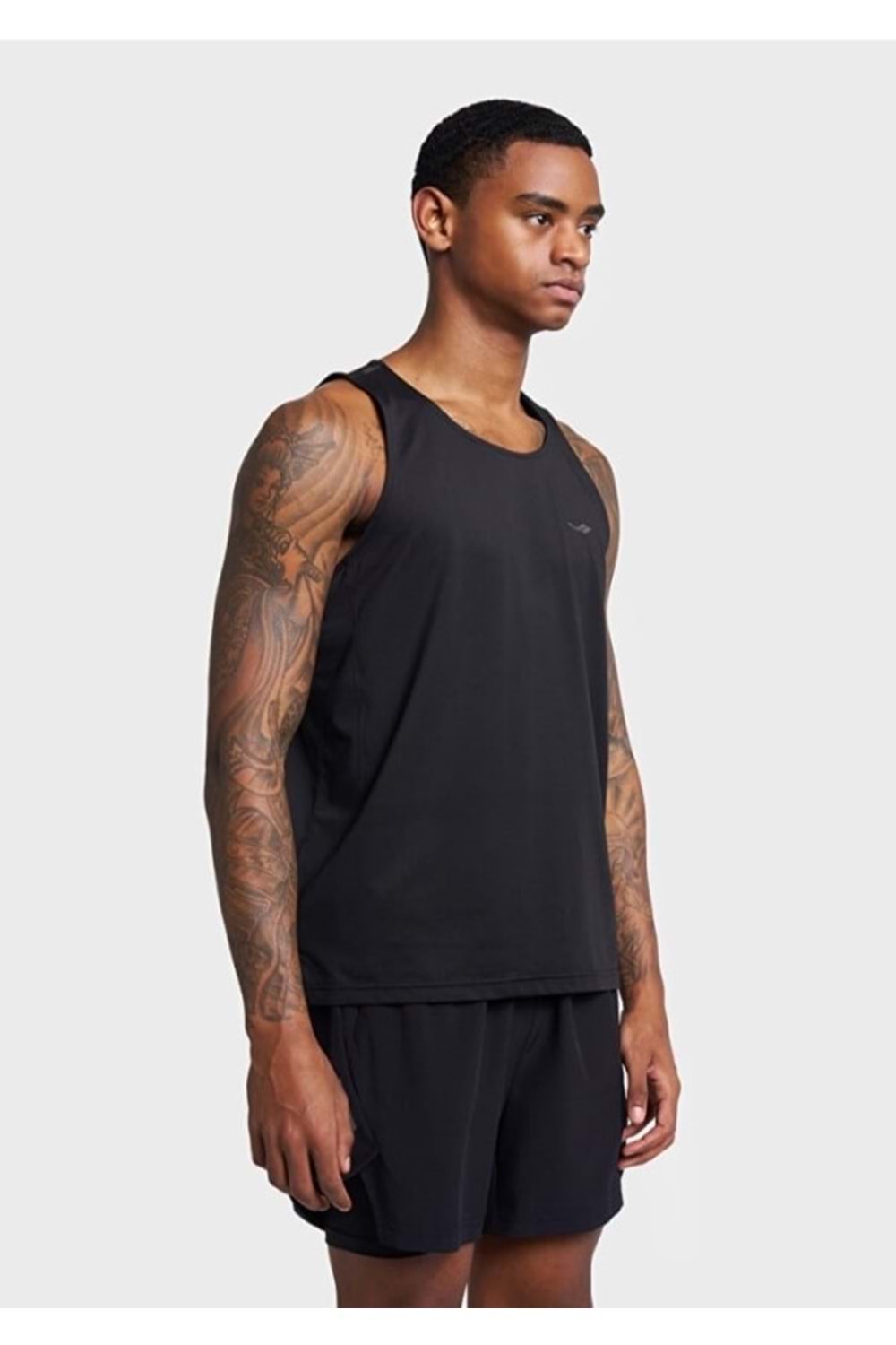 Lescon 26B-1014 Erkek Koşu Atlet - Siyah - ST03046-Siyah-M